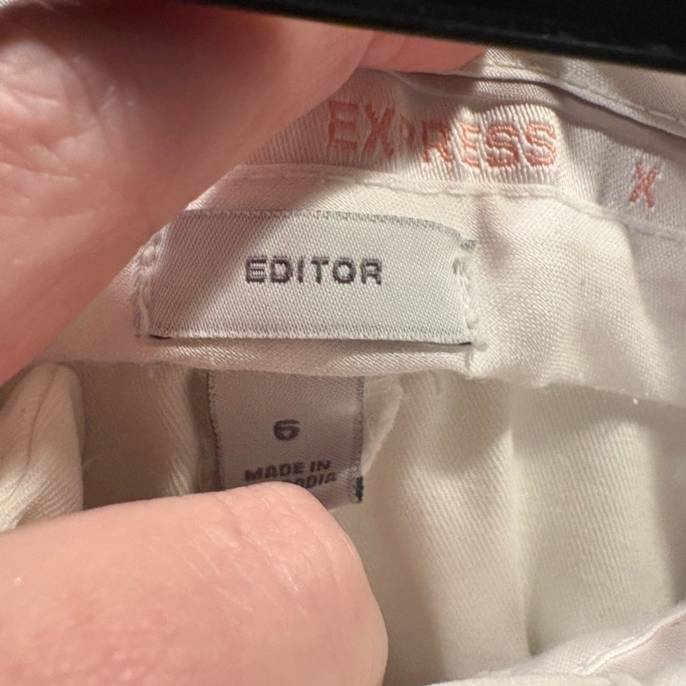 Express Editor Mid Rise cropped pants - Picture 3 of 5